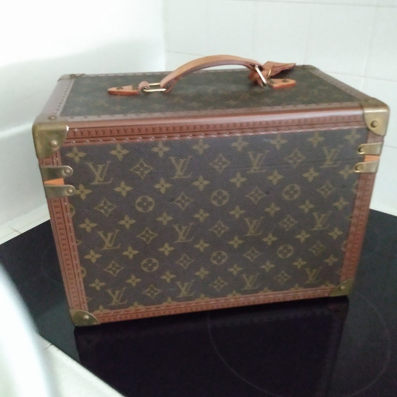 Louis Vuitton Boite Trunk Vanity Train Case Cross - Picture 4 of 6
